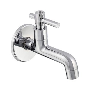 Cera Garnet Quarter Turn Fittings Wall Mounted Sink Cock (Chrome Finish)